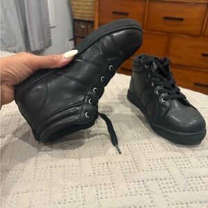 Black High-Top Sneakers